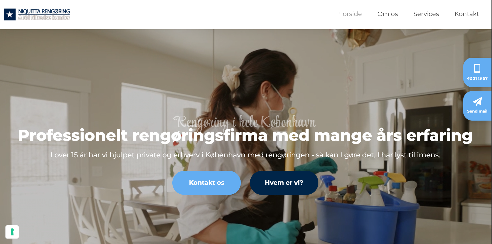 Niquita Rengøring Website